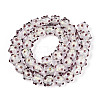 Handmade Foil Lampwork Beads Strands FOIL-T008-02B-1