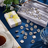 Alloy Rhinestone Shank Buttons DIY-MA0005-99B-4