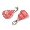 Dyed Synthetic Rhodochrosite Pendants G-B127-03P-05-3