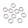 Non-Tarnish 304 Stainless Steel Open Jump Rings STAS-C040-01F-P-1