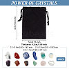 Mixed Tumbled Gemstone Nuggets Gift Bag AJEW-WH0367-40-2