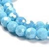 Opaque Glass Beads Stands EGLA-A035-P6mm-B08-3