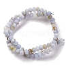 Natural Blue Lace Agate Beads Strands G-K380-A33-04-3