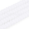 Opaque Spray Painted Glass Beads GLAA-ZX008-6mm-18G-2