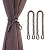 Zinc Alloy Curtain Hanging Decorations EL-TAC0001-09B-1