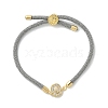 Adjustable Nylon Cord Bracelets BJEW-C096-01G-07-4