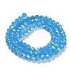 Electroplate Glass Beads Strands EGLA-A035-J6mm-A07-2