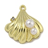 Alloy ABS Pearl Pendants PALLOY-F312-54G-1