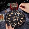 CREATCABIN DIY Star Pattern Pendulum Board Dowsing Divination Making Kit DIY-CN0002-36-3