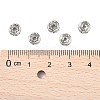 316 Surgical Stainless Steel Rhinestone Spacer Beads STAS-L285-001P-02-3