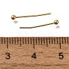 Brass Ball Head Pins KK-H502-03K-G-3