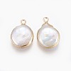 Natural Cultured Freshwater Pearl Pendants PEAR-P059-Q01-4