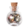 3Pcs Glass Wishing Bottle Decorations PALLOY-JF03094-3