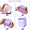 40Sets 4 Color Square Fold Paper Candy Boxes CON-MB0001-17-4