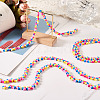 Handmade Polymer Clay Beads CLAY-CD0001-05-5