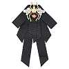 1Pc Alloy & Iron & Polyester & Acrylic Exquisite Lapel Pin for Women JEWB-HY0001-67-1