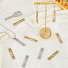 24Pcs 2 Styles 304 Stainless Steel Pendants STAS-HS0001-86-3