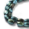 Electroplated Synthetic Magnetic Hematite Beads Strands G-P545-G01-02H-3