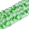 Baking Paint Glass Beads Strands DGLA-N015-6mm-09-1