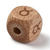 Natural Wood Constellation Beads WOOD-M002-02-2