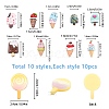 SUNNYCLUE Resin Decoden Cabochons CRES-SC0001-19-2