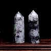 Point Tower Natural Tourmalinated Quartz Healing Stone Wands PW-WG27572-01-4