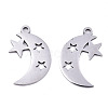 Non-Tarnish 201 Stainless Steel Pendants STAS-S081-010-2