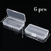 Polypropylene(PP) Storage Containers Box Case CON-WH0073-65-2