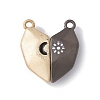 Love Heart Alloy Magnetic Clasps FIND-C013-02E-1