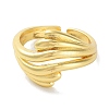Brass Open Ring Rings RJEW-E292-04G-2