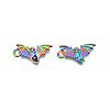 Rainbow Color Alloy Pendants PALLOY-N156-218-2