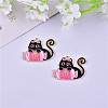 Halloween Theme Alloy Enamel Pendants HAWE-PW0001-075D-1