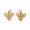 Ion Plating(IP) 304 Stainless Steel Pendants LS-STAS-E185-09G-1