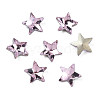 Glass Rhinestone Cabochons MRMJ-N029-04B-10-1