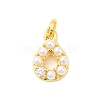 Real 18K Gold Plated Rack Plating Brass Micro Pave Cubic Zirconia Pendants KK-S396-02A-1