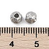 Anti-Tarnish Textured 316 Surgical Stainless Steel Beads STAS-M106-01D-P-2