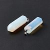 Opalite Double Terminated Pointed Pendants G-G926-01P-09-4