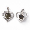 Natural Labradorite Pendants G-P484-04P-06-2