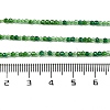 Transparent Glass Beads Strands X-GLAA-H027-01G-5