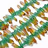 Natural Quartz Crystal Dyed Beads Strands G-I345-02A-1