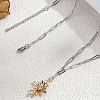 10Pcs 667 Stainless Steel Paperclip Chain Necklaces NJEW-BBC0001-48B-P-6