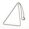 304 Stainless Steel Rope Chain Necklaces NJEW-M124-09-3