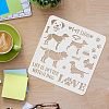 Plastic Reusable Drawing Painting Stencils Templates DIY-WH0172-302-3