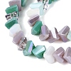 Mixed Styles Electroplate Glass Beads Strands EGLA-Q135-03A-C03-3