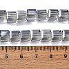 Electroplate Glass Beads Strands EGLA-H108-01A-PL05-2
