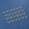 40Pcs 2 Colors 304 Stainless Steel Leverback Earring Findings STAS-FS0001-72-9
