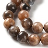 Natural Black Sunstone Beads Strands G-U009-A01-04-4