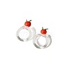 Handmade Lampwork Fruit Finger Rings for Women WGA7362-01-5