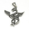 Fashionable Retro 304 Stainless Steel Dragon Pendants STAS-L017-120-1