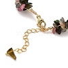 Natural Tourmaline Chip Beaded Bracelets for Women BJEW-F478-01E-3